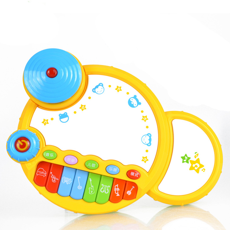 Electric Hand Drum Baby Toy Puzzle Drum Pat Baby Electronic Organ Toy
